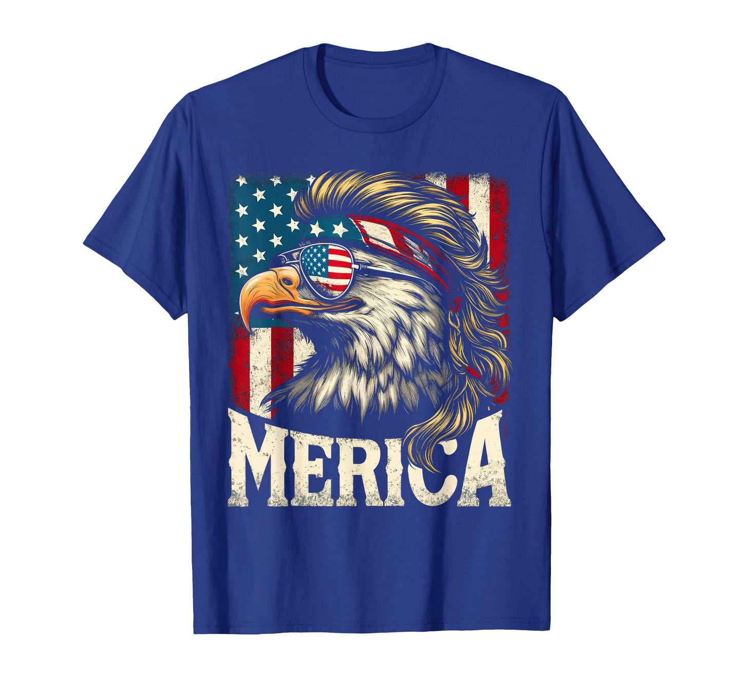 4th of July Patriotic Funny Eagle July 4th USA Merica T-Shirt
