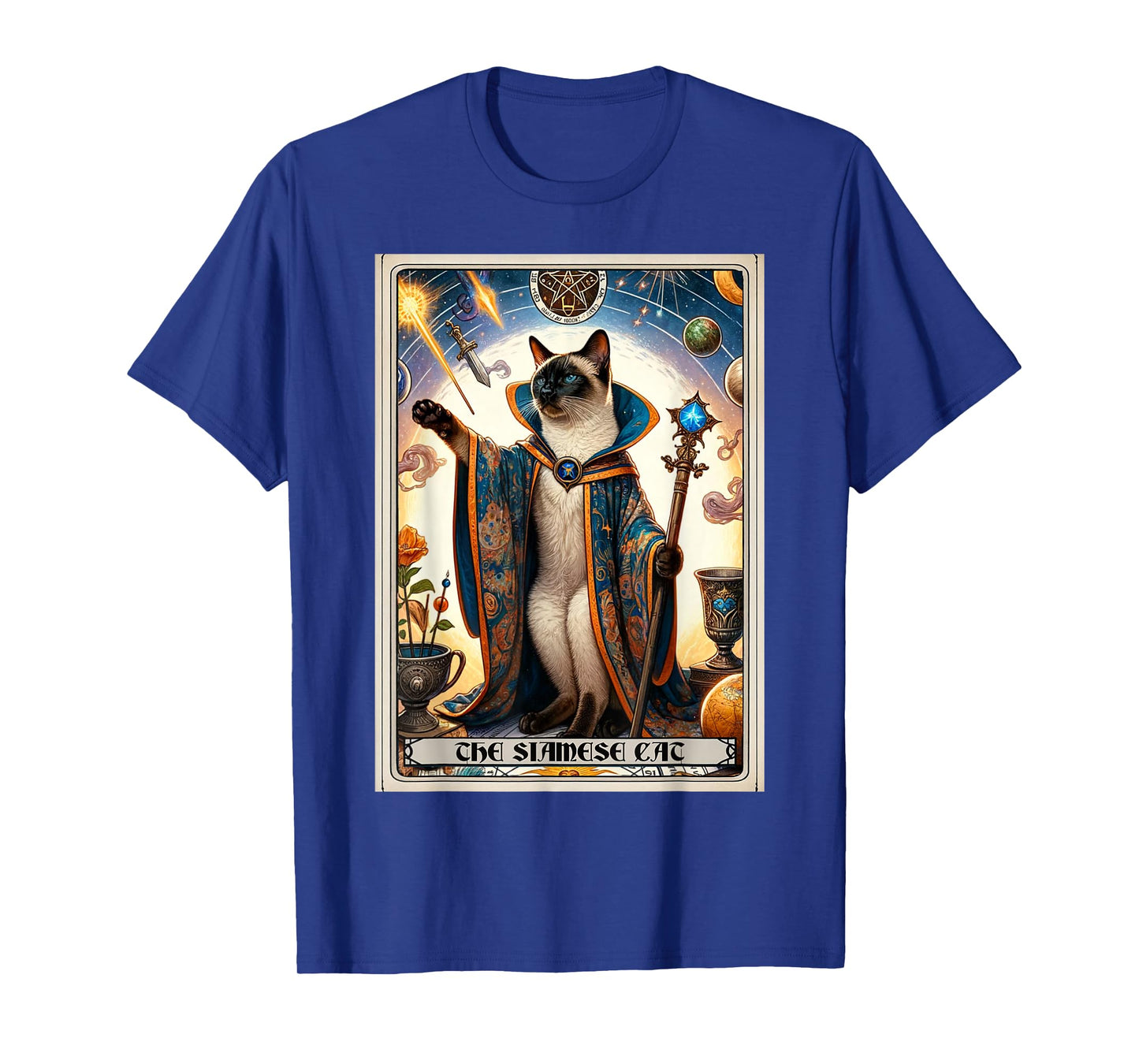 The Siamese Cat Tarot Card Cat T-Shirt