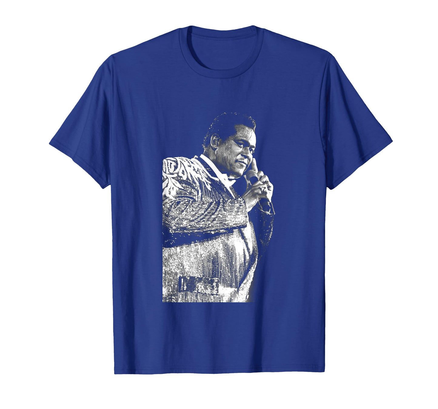 Stephen Wright Photography Luther Vandross Live T-Shirt, Men's Unisex-Adults, Black, Small, Short Sleeve, Classic Fit, Crew Neck, Regular, Medium Sleeve Length