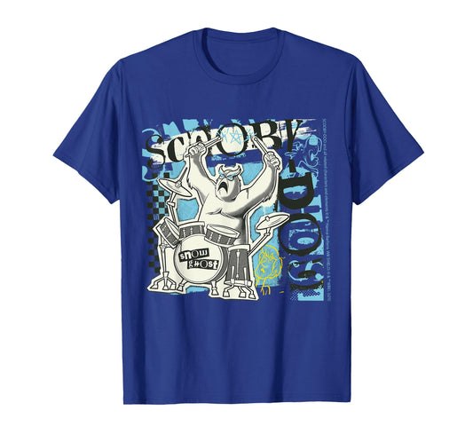 Scooby Doo Merch Snow Ghost Drummer T-Shirt