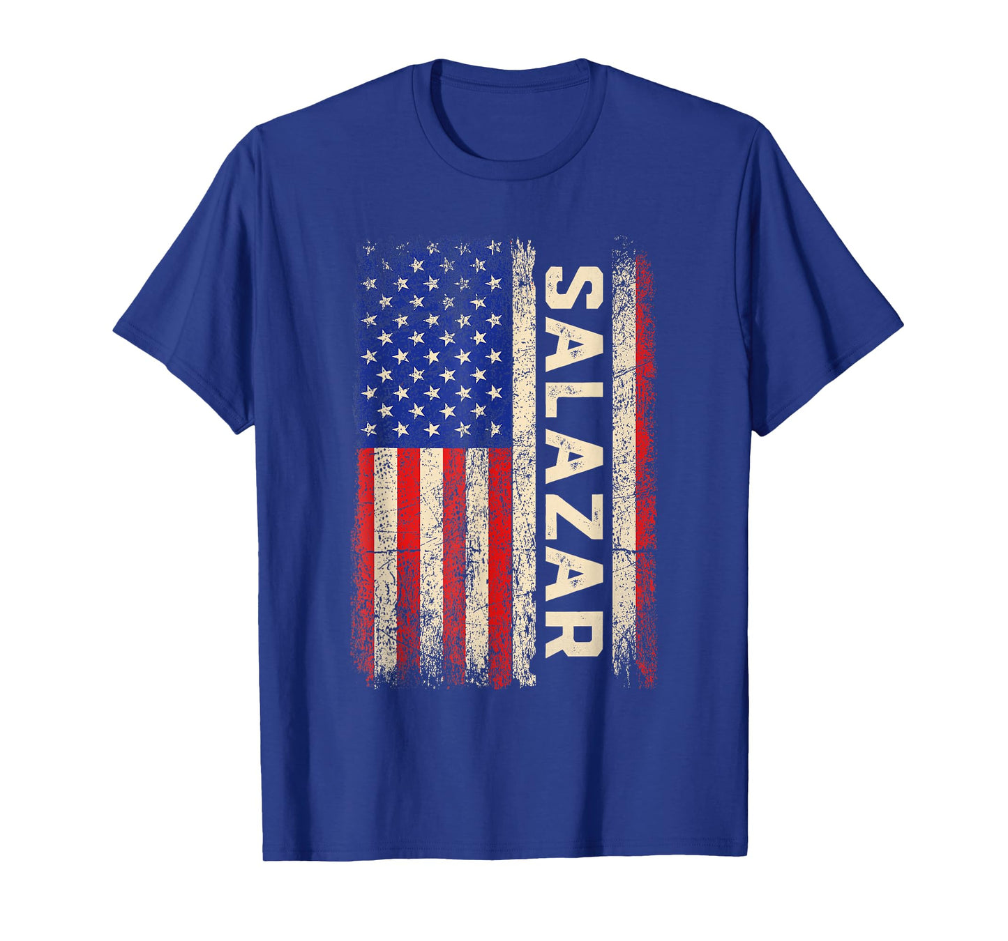 Salazar Last Name Shirt Salazar Name American Flag T-Shirt for Women Kids Men
