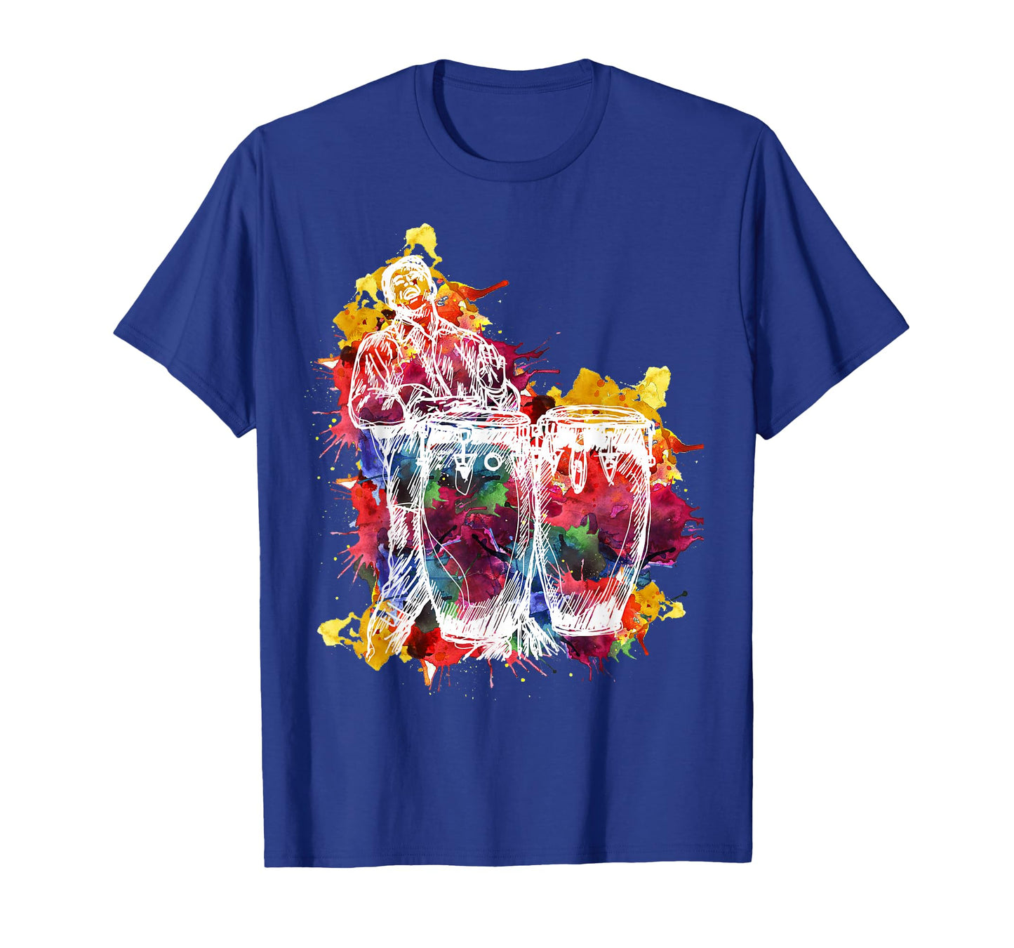 Conga Player Musician Gift Instrument Art T-Shirt