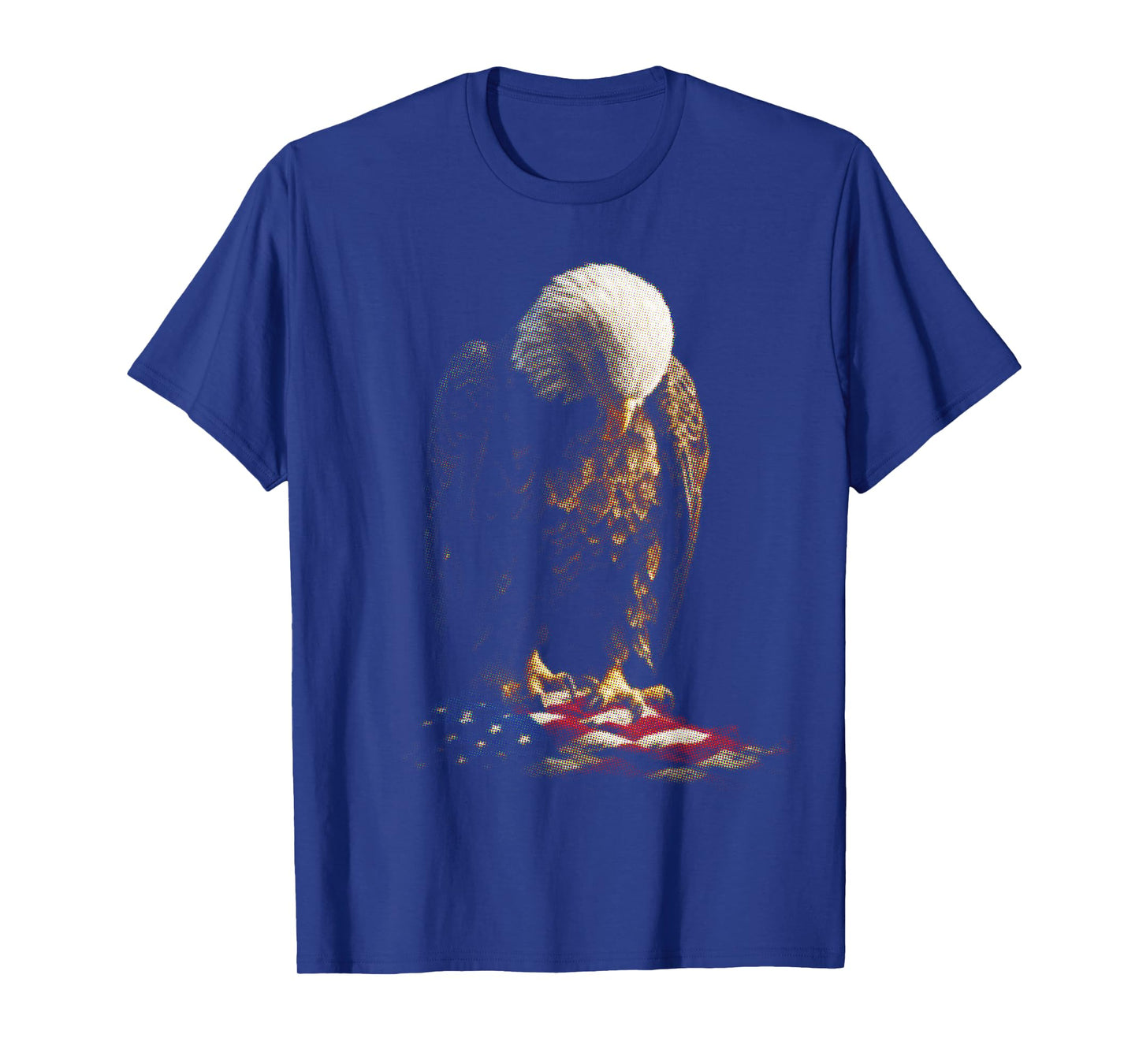 Symbolic Eagle of Liberty American Flag Art T-Shirt