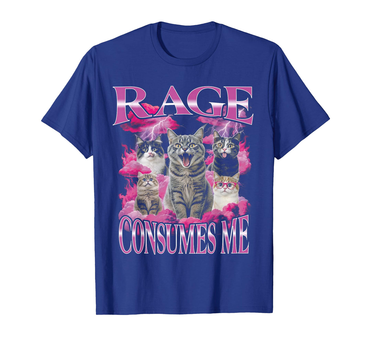Rage Consumes Me Funny Bootleg Cat Meme T-Shirt