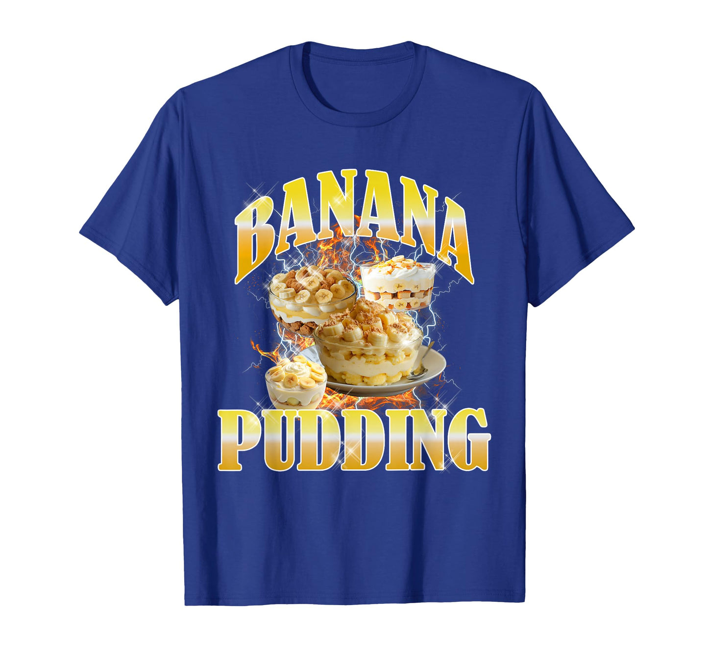 Thanksgiving Banana Pudding Bootleg 90's Rap Rock Vintage T-Shirt