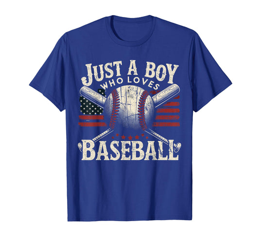 Just A Boy Who Loves Baseball T-Shirt