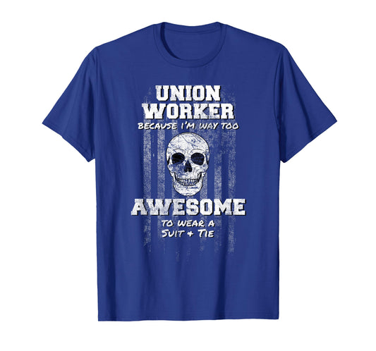 American Funny Union Worker Shirt USA Laborer Operator T-Shirt