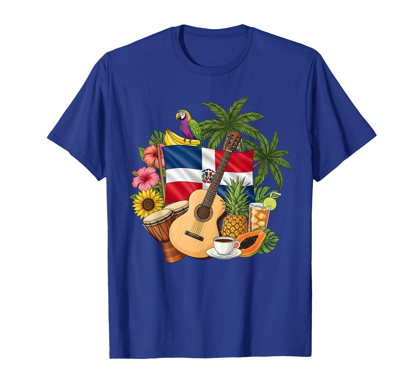 Dominican Republic Flag Tropical Culture Taino Dominicano T-Shirt