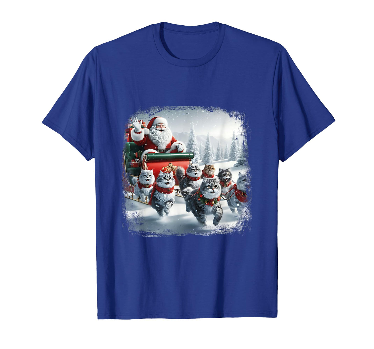Christmas Cat Funny Cats for Everybody Xmas Men Women Santa T-Shirt