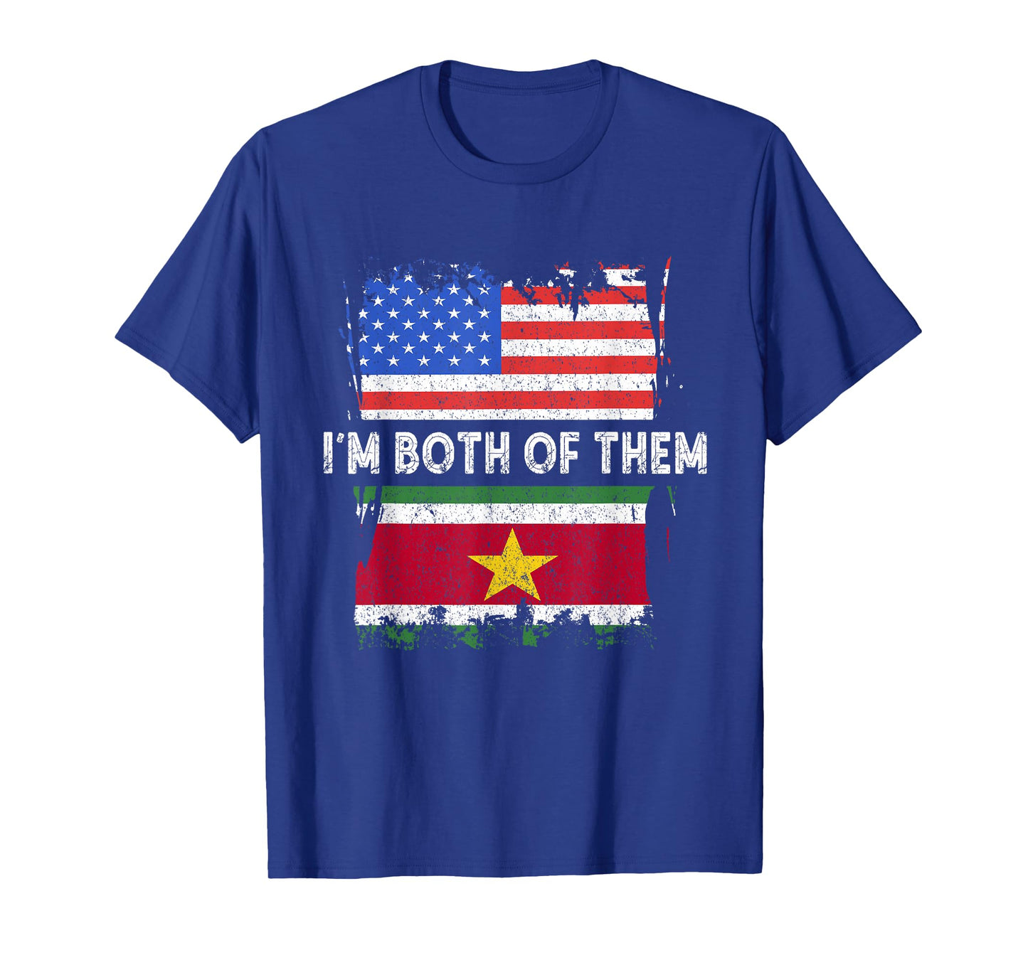 Suriname I'm Both Of Them USA America Surinamese Pride T-Shirt