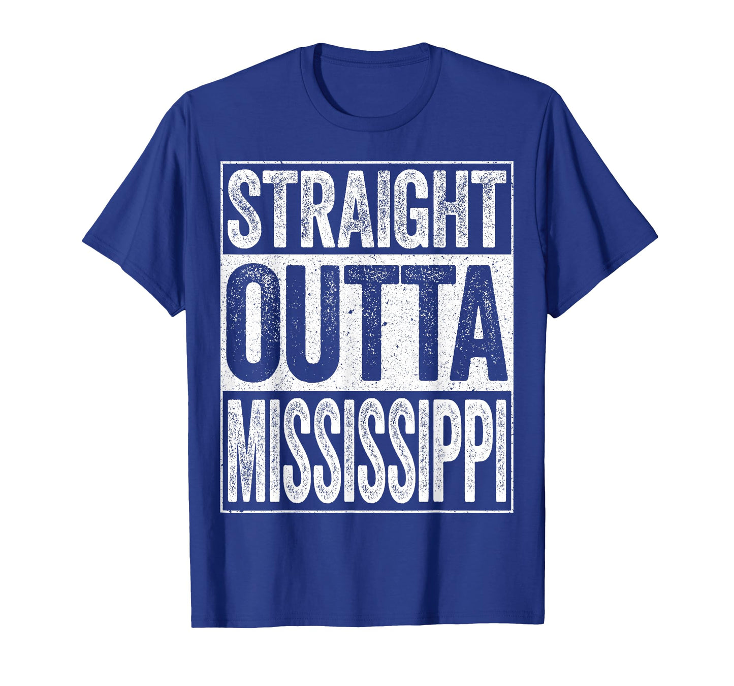 Straight Outta Mississippi Shirt Men Women Kids MS State T-Shirt
