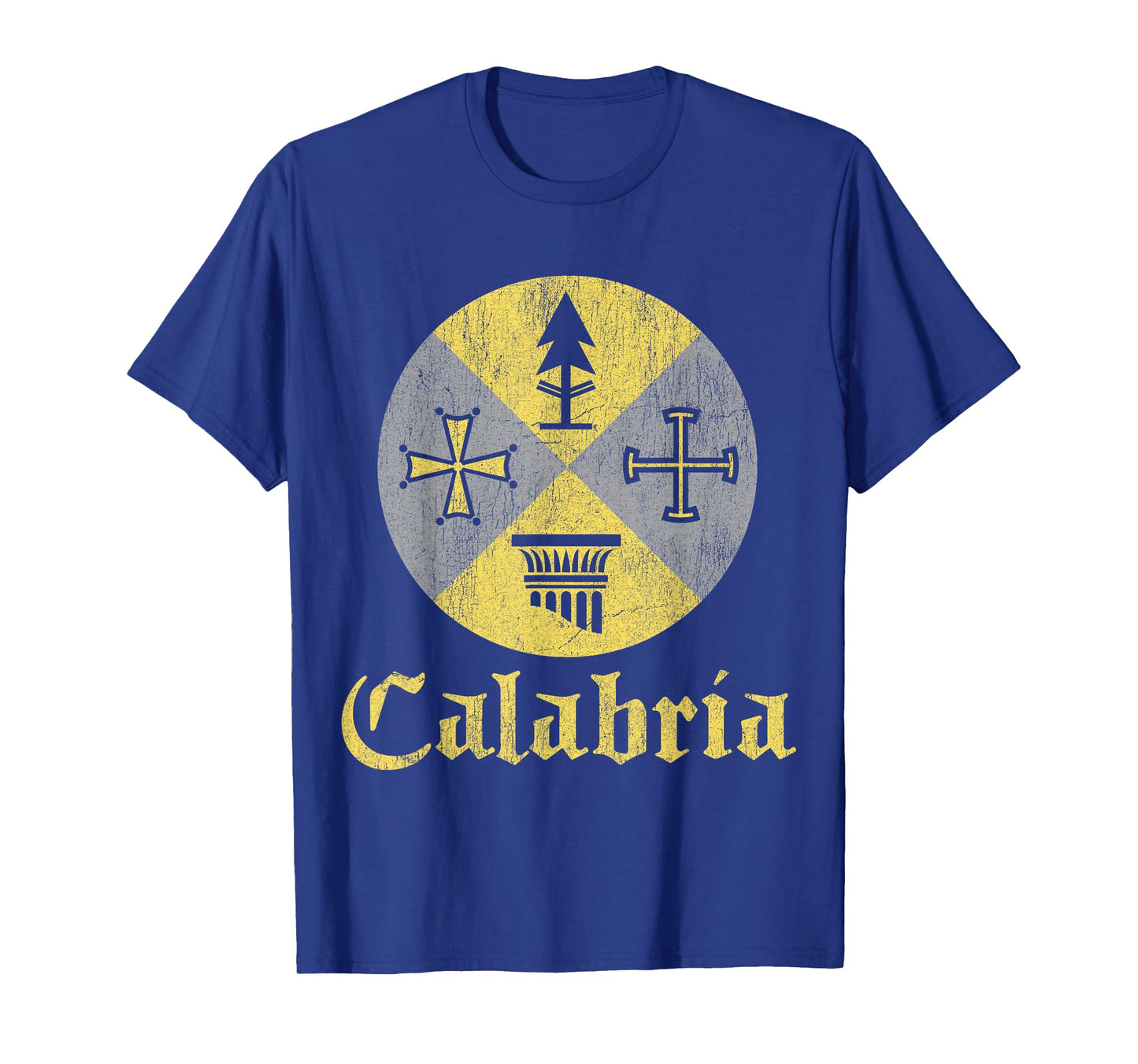 Proud Italian Calabrese T-Shirt Calabria Italy Flag T-Shirt