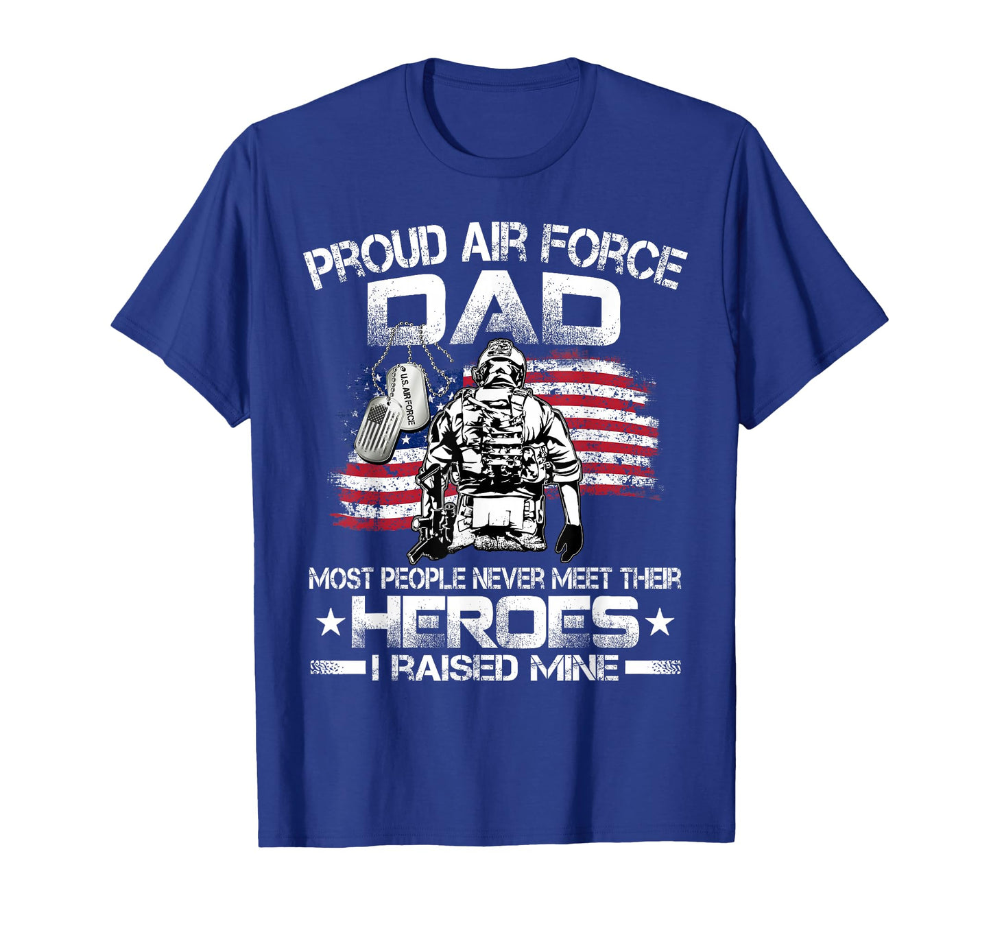 Proud Air Force Dad Pride Military Family US Air Force T-Shirt