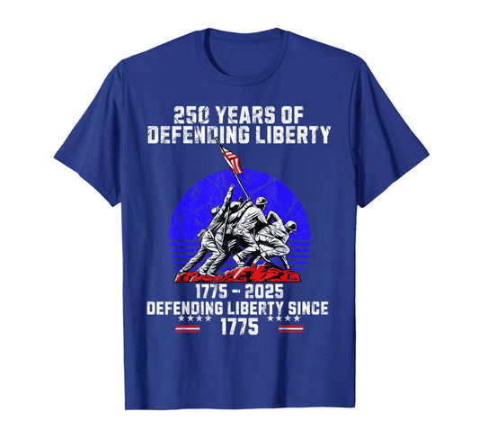 Patriotic USA Army Us Military Parade 250th Anniversary 2025 T-Shirt