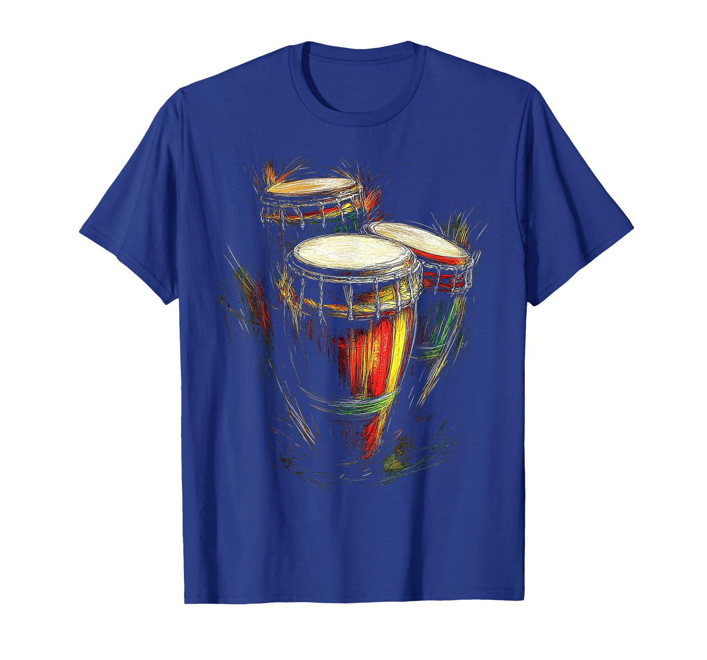 Congas Music Instrument Motif Artwork Congas T-Shirt