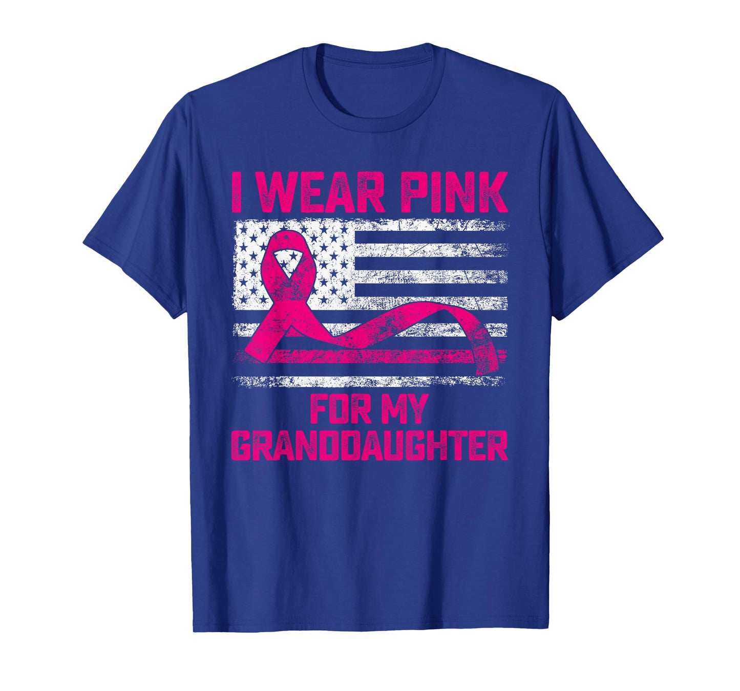 I Wear Pink For My Granddaughter Breast Cancer Awareness T-Shirt