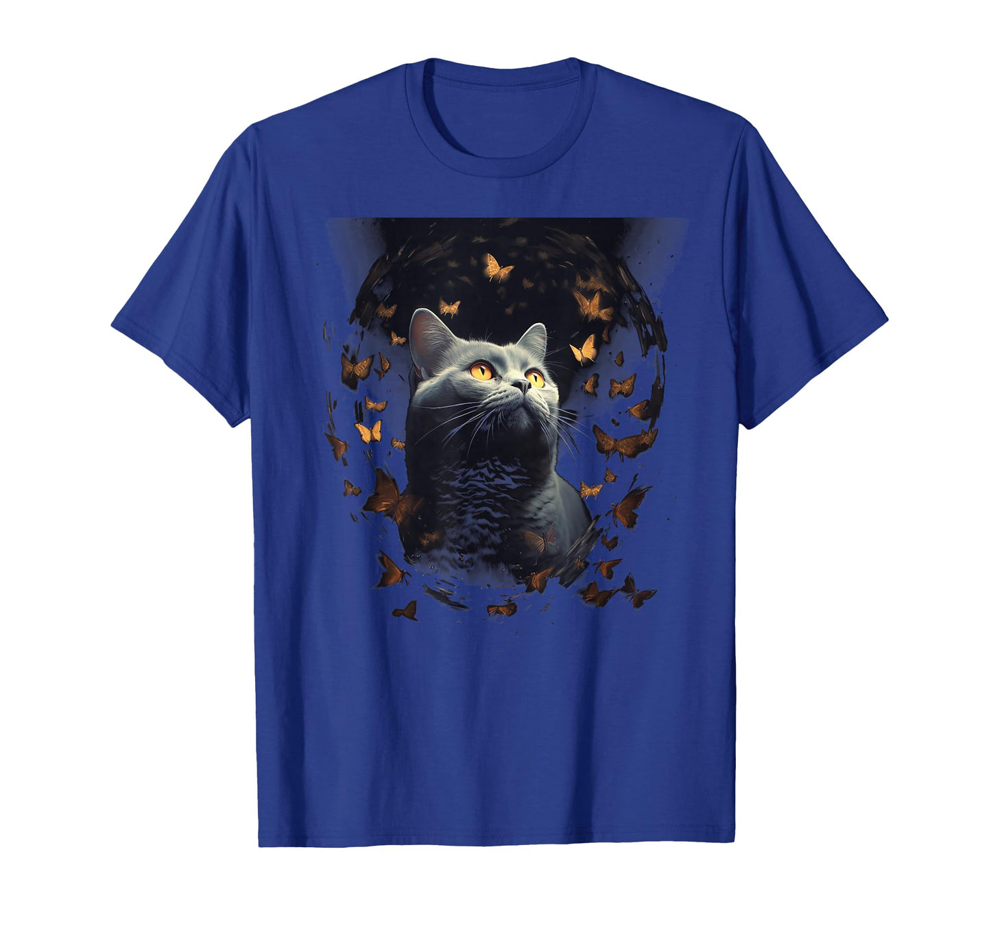 Chartreux Cat Eyes Kitty Kitten Cat Artwork Cat Face T-Shirt