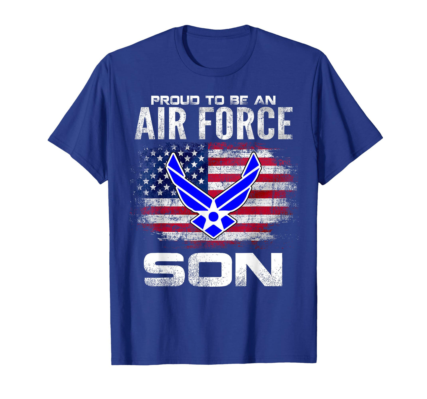 Proud To Be An Air Force Son With American Flag Gift T-Shirt