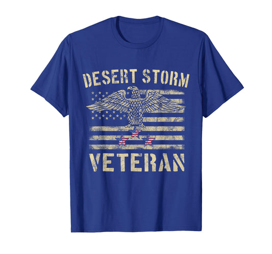 Desert Storm Veteran Shirt Eagle Stars and Stripes T-Shirt