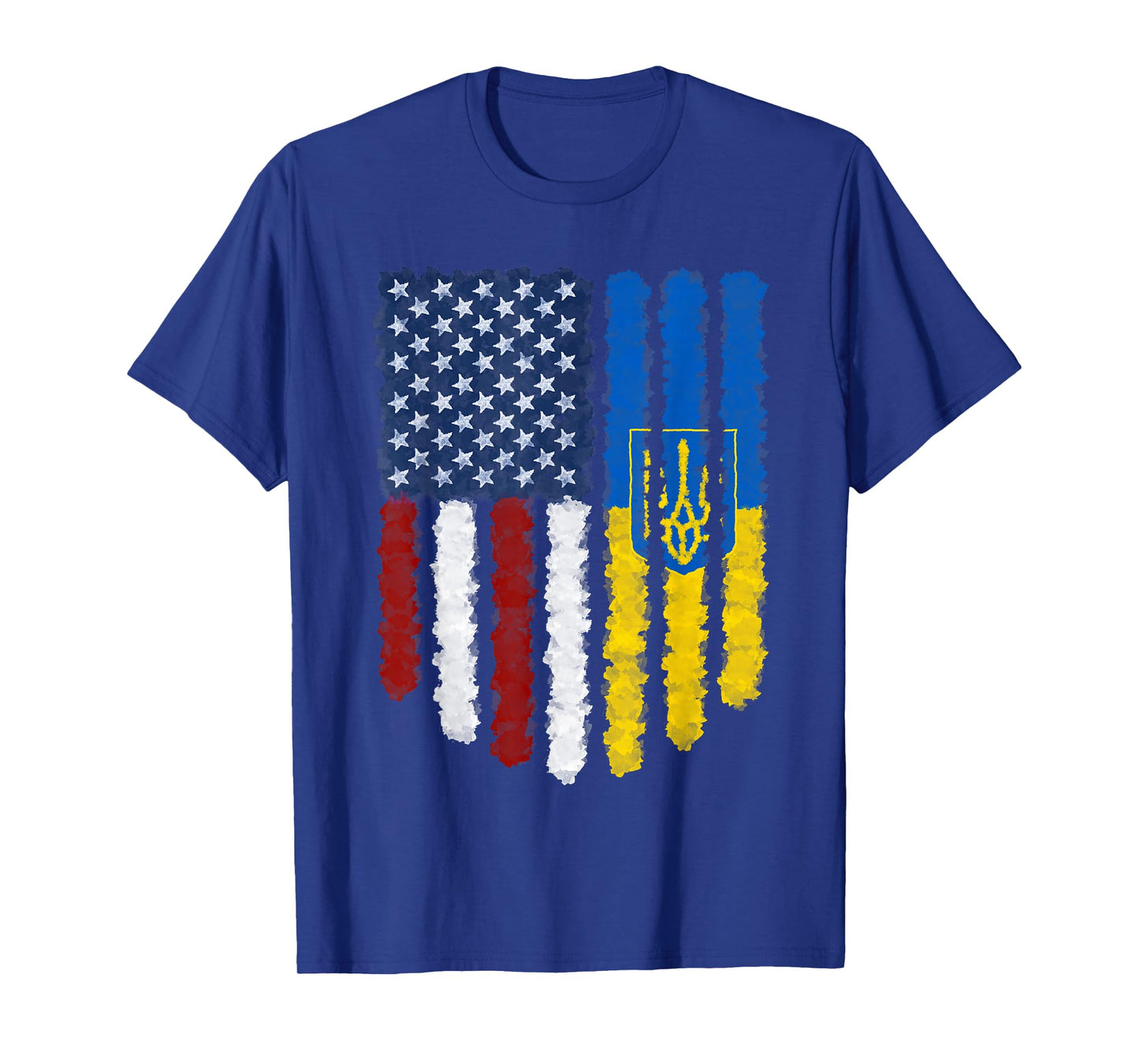 Ukrainian American Flag Ukraine Usa America T-Shirt