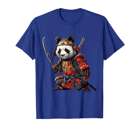 Anime Panda Samurai Ninja T-Shirt