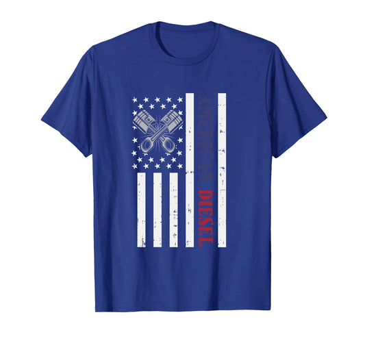 American Diesel Car Racing Motorsport Motocross Stock Car Long Sleeve T-Shirt