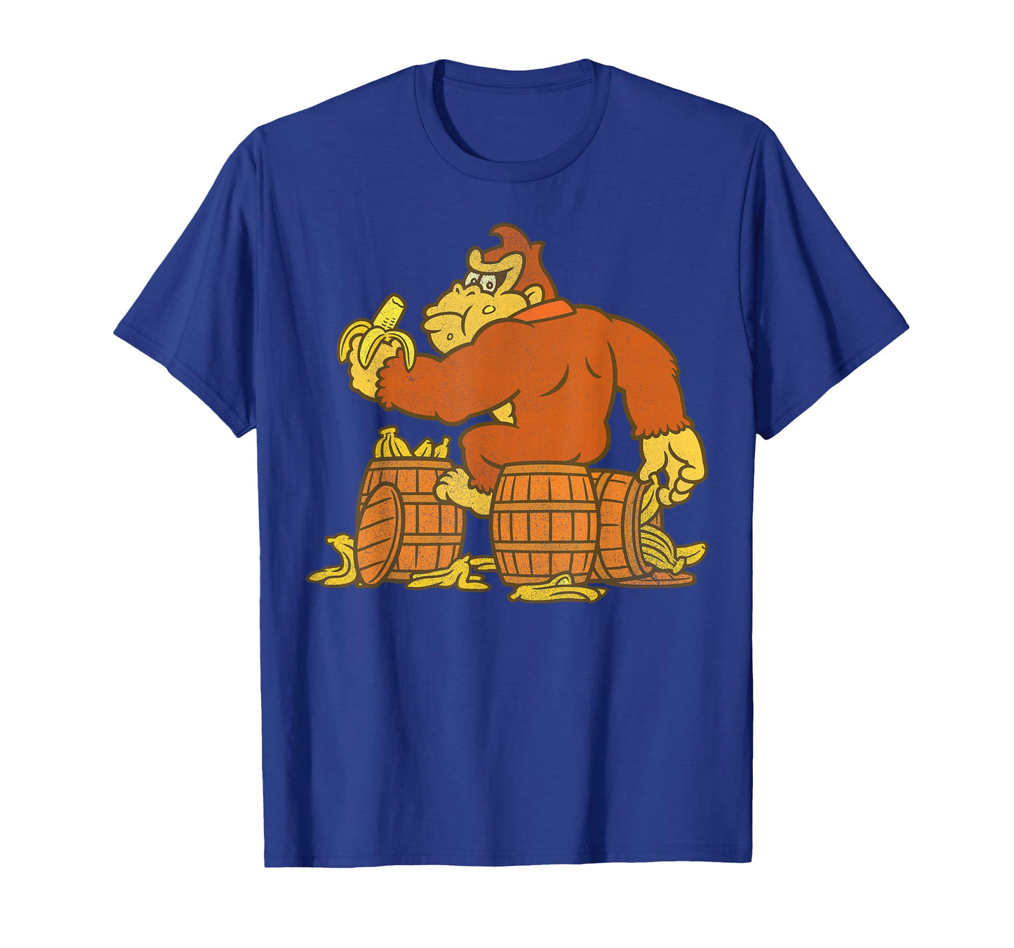 Super Mario Donkey Kong Bananas On Barrel T-Shirt