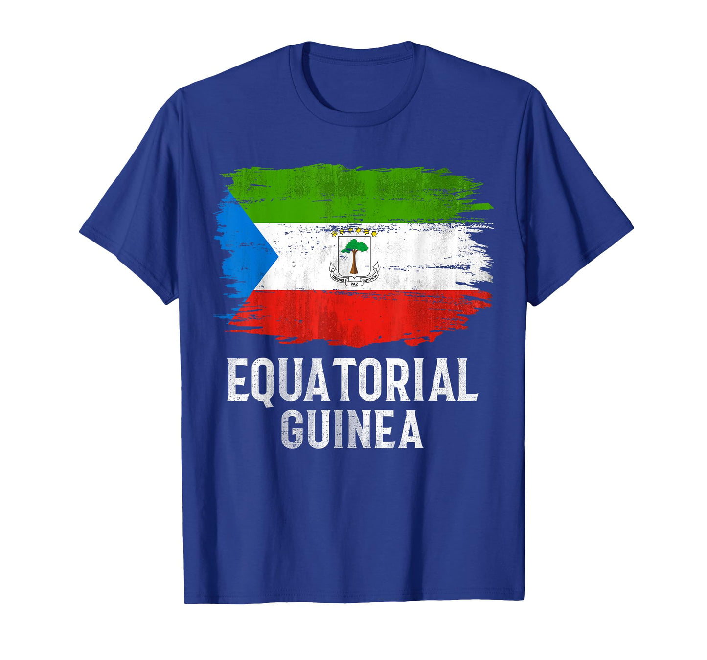 Vintage Equatorial Guinea Flag Gift T-Shirt