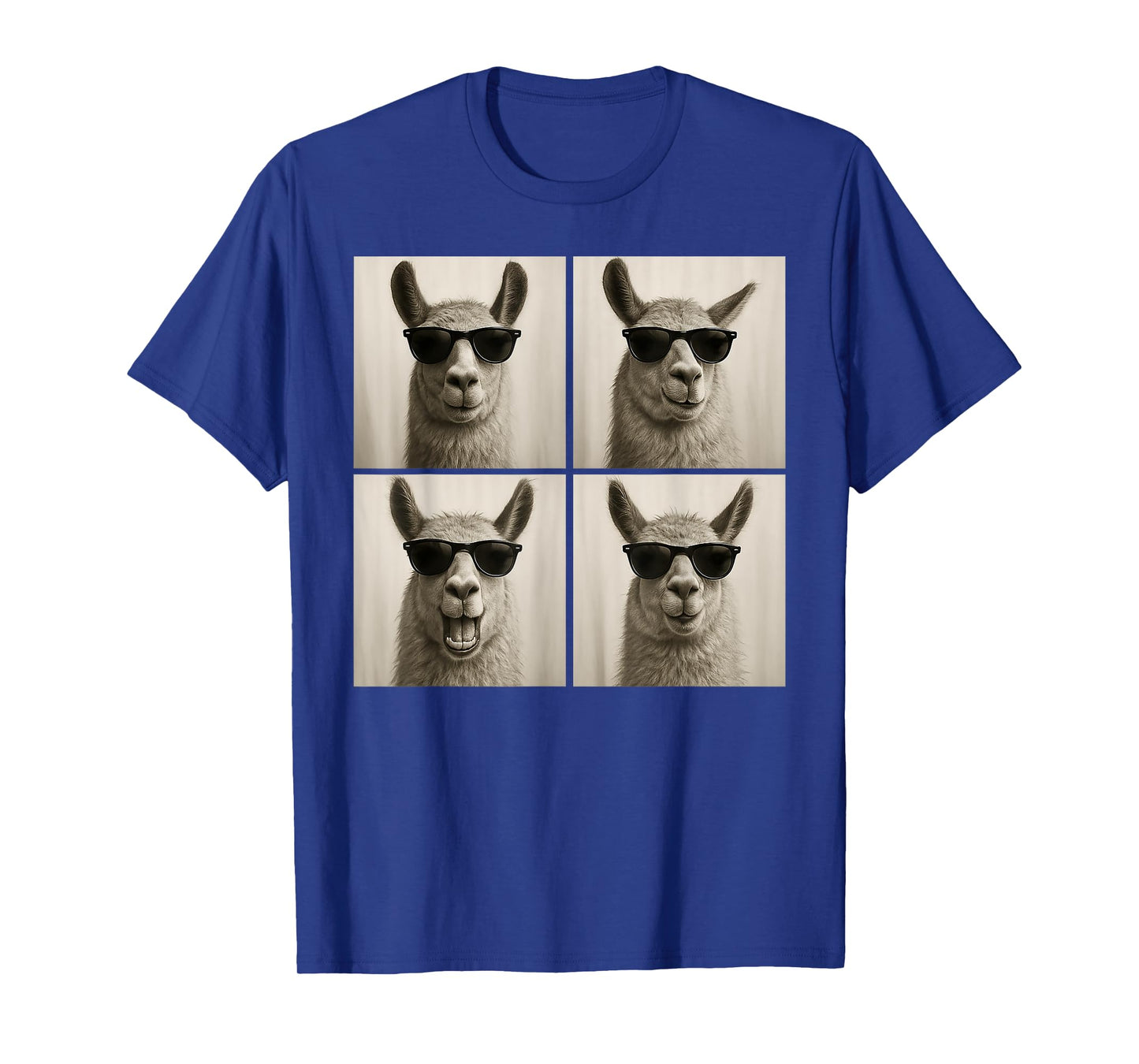 Funny Llama Lover Cute Llama Photo Booth T-Shirt