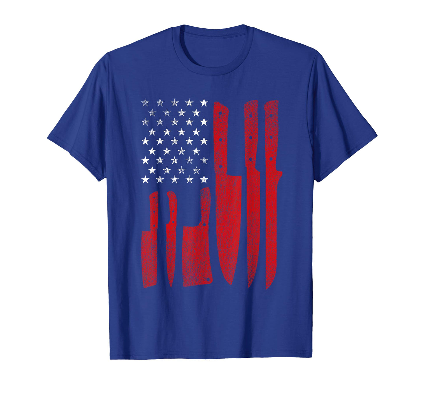 American Flag USA - Butcher Butchery Slaughterer T-Shirt
