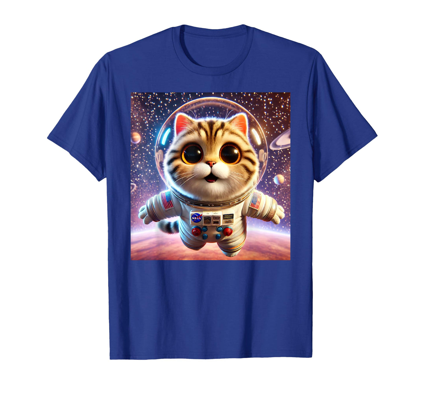 Cat Astronaut, Space Cat, Funny Planets gift Men Women kids T-Shirt