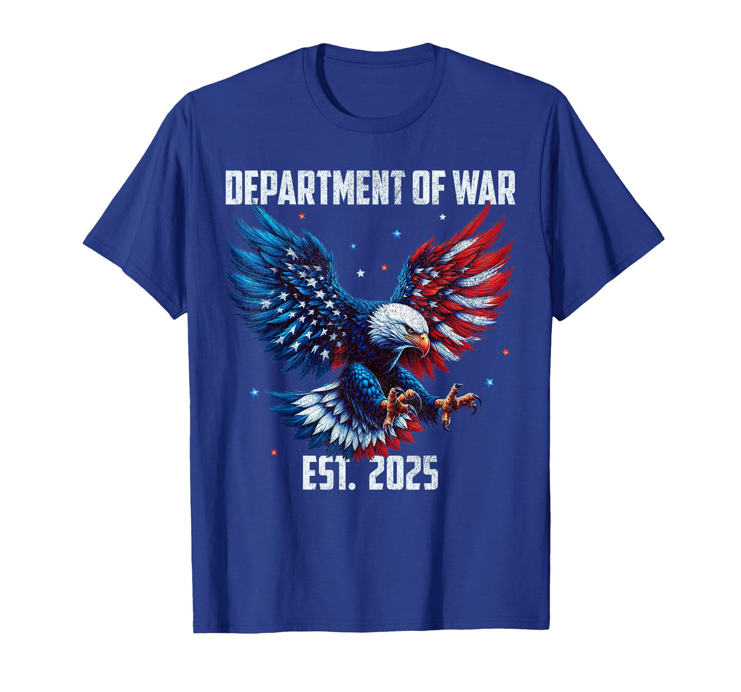 Department of War Established 2025 Patriotic Bald Eagle DOW T-Shirt
