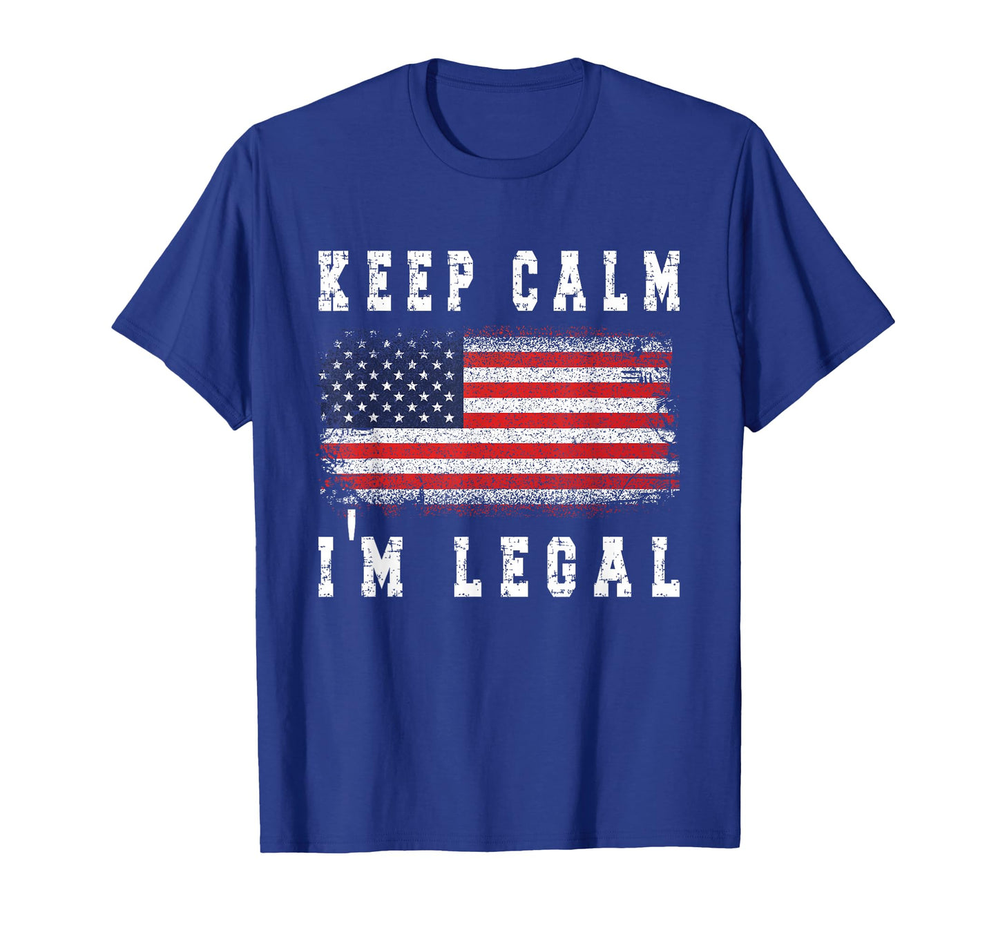 I'm Legal New US Citizen American Flag US Citizenship USA T-Shirt