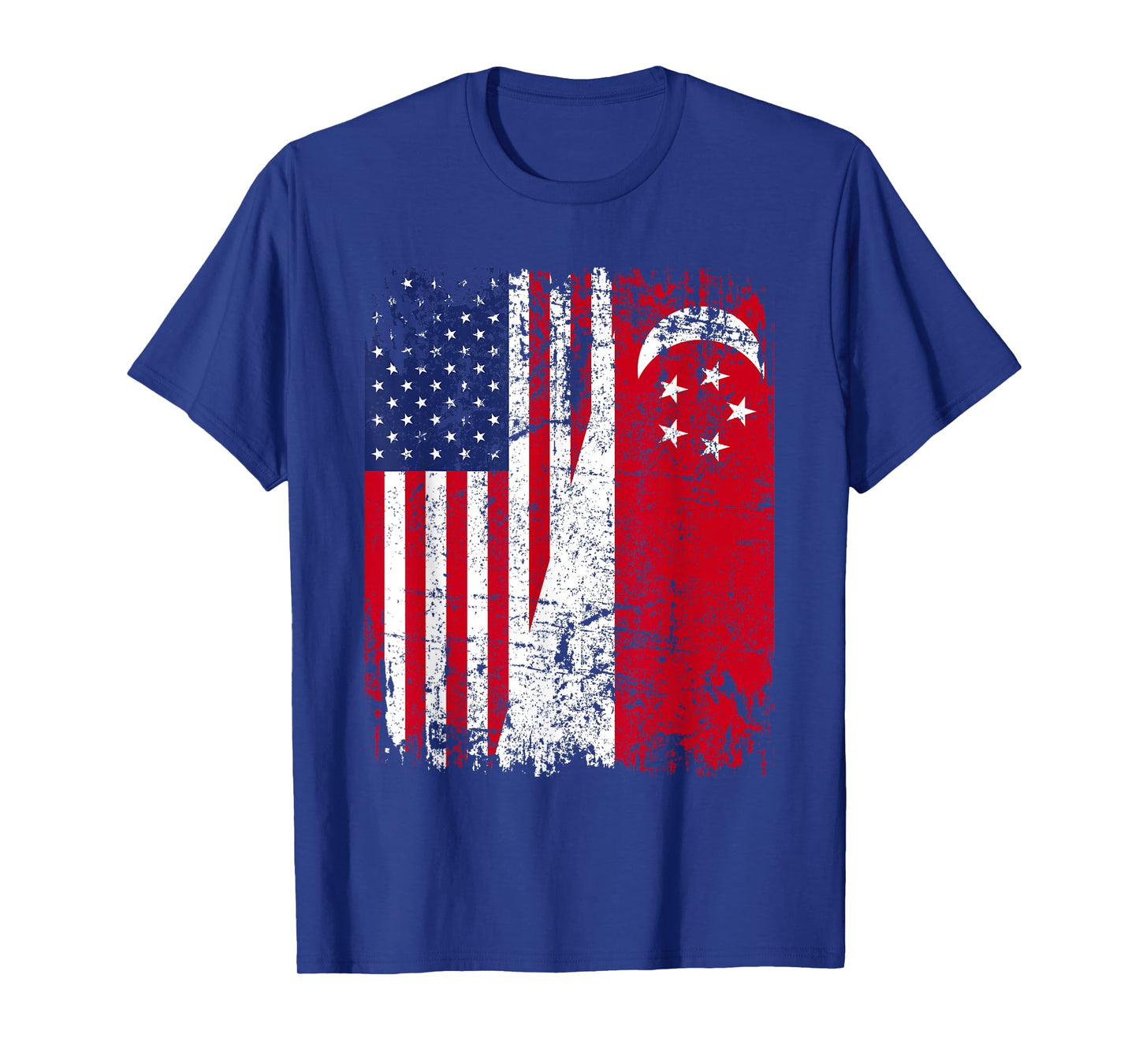 SINGAPOREAN American Flag | Men Women Kids | SINGAPORE T-Shirt