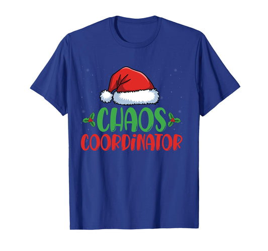 Chaos Coordinator Santa Hat Xmas Holiday Christmas Long Sleeve T-Shirt