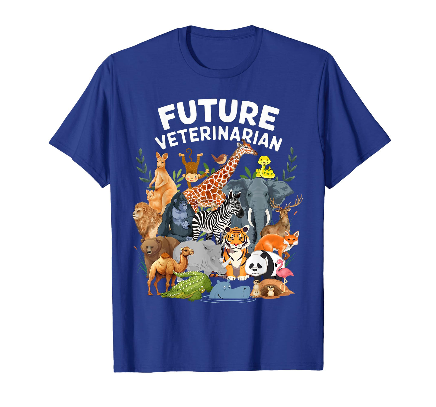 Men Women Kids Future Veterinarian Wildlife Animals Lovers T-Shirt