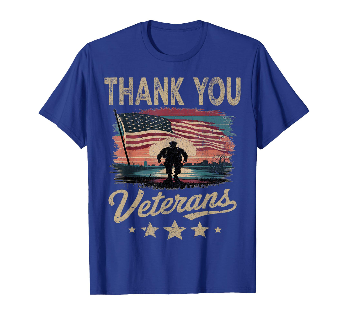 US Veterans Day Gifts Thank You Veterans Patriotic Soldier T-Shirt