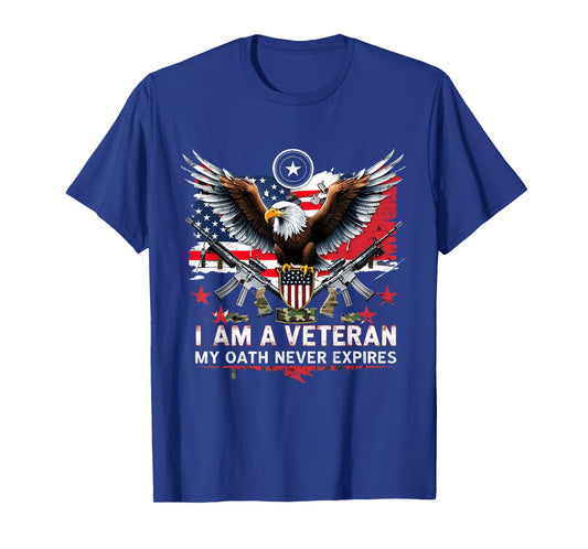 I Am A Veteran My Oath Never Expires Eagle Tee T-Shirt