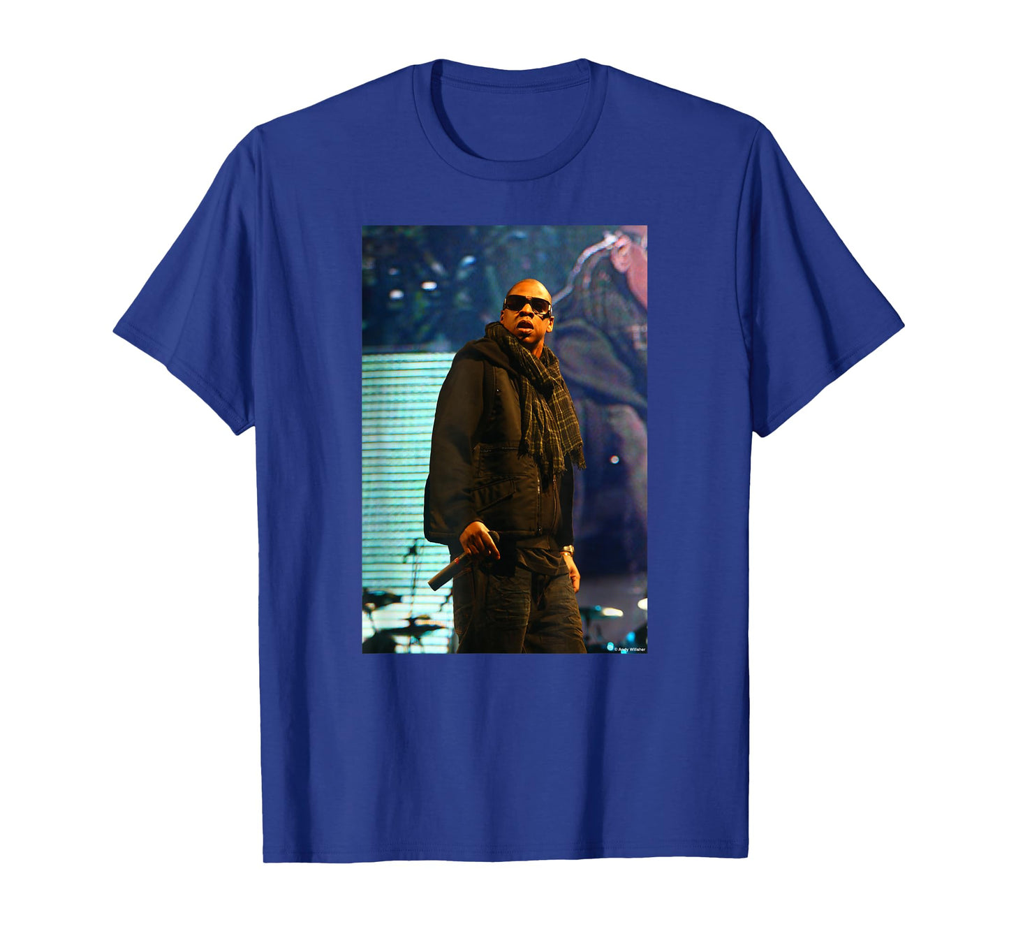 Jay-Z Hip Hop at Glastonbury 2008 by Andy Willsher T-Shirt