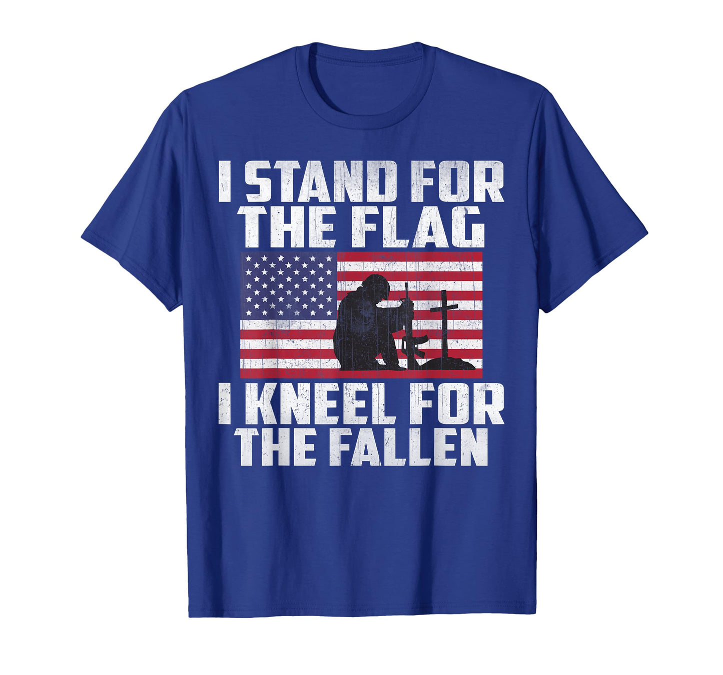 I Stand For The Flag Kneel For The Fallen Memorial Day Shirt T-Shirt
