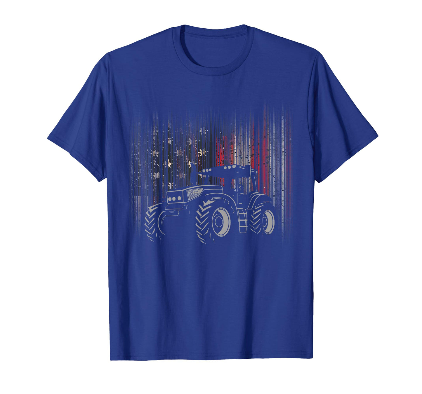 American Flag Tractor Patriotic Farmer T-Shirt
