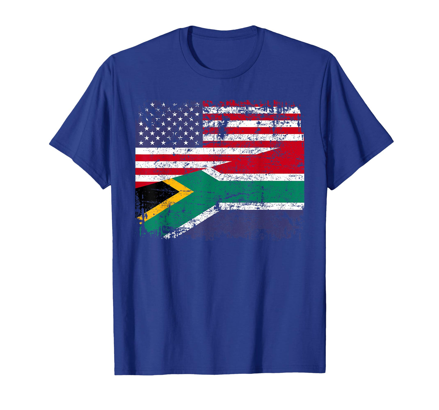SOUTH AFRICAN ROOTS | Half American Flag SOUTH AFRICA T-Shirt