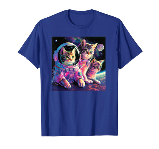Astronaut Cat stars Space planet Kitty Galaxy Kitten Univers T-Shirt