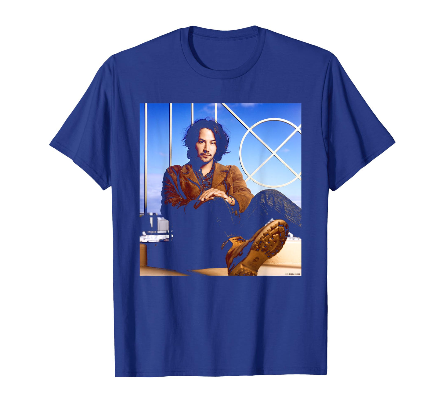 Point Break Actor Reeves Keanu In LA By Michael Grecco T-Shirt