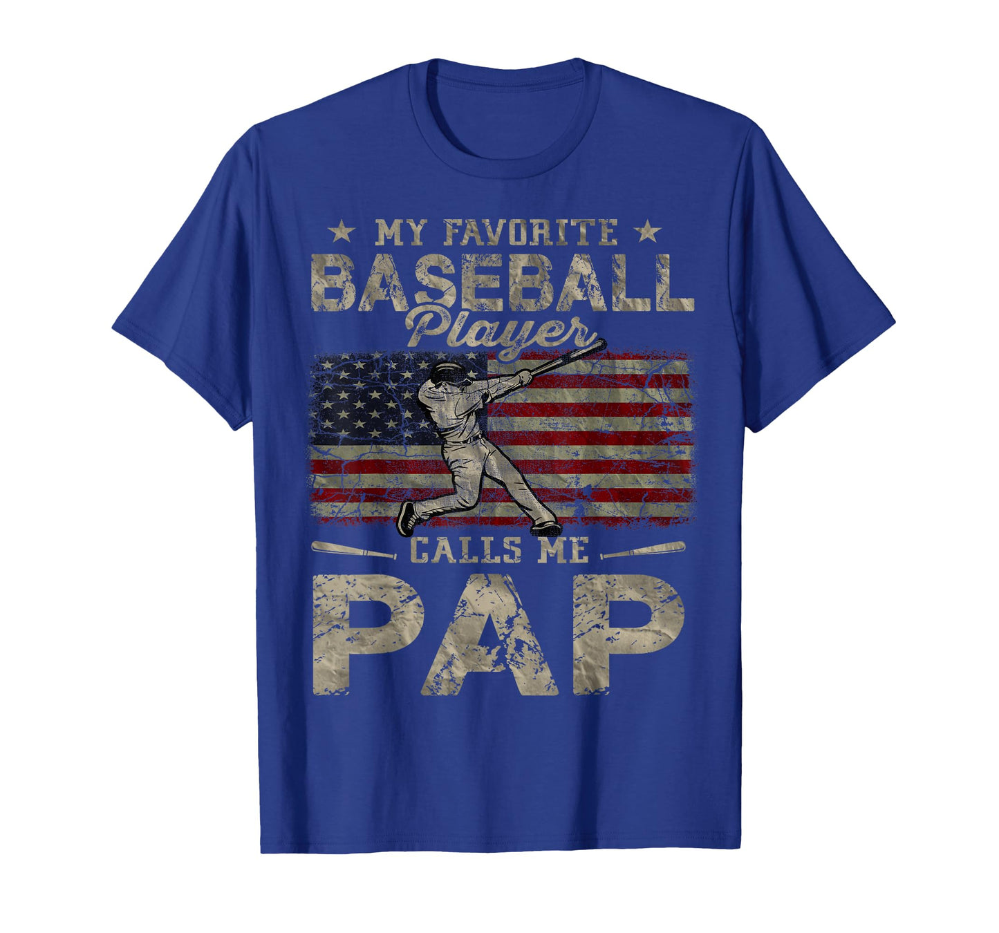 My Favorite Baseball Player Calls Me Pap Father's Day T-Shirt