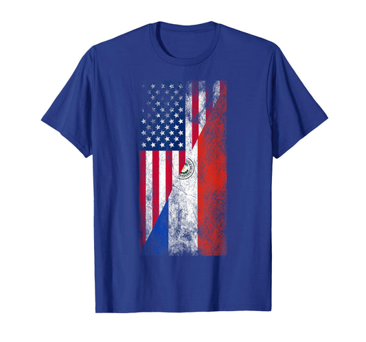 USA & Paraguay Flags - United States of America, Paraguayan T-Shirt