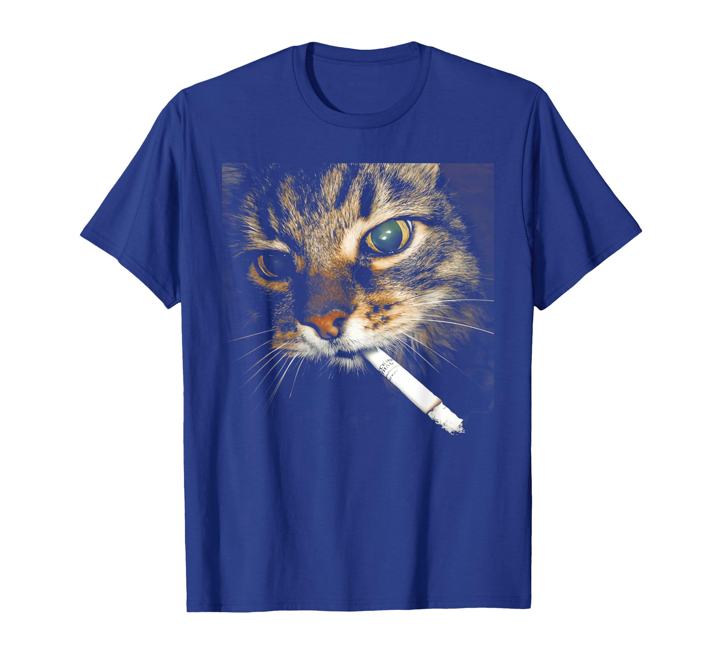 Funny Cat Smoking Christmas Xmas Humor Men Women Gifts T-Shirt