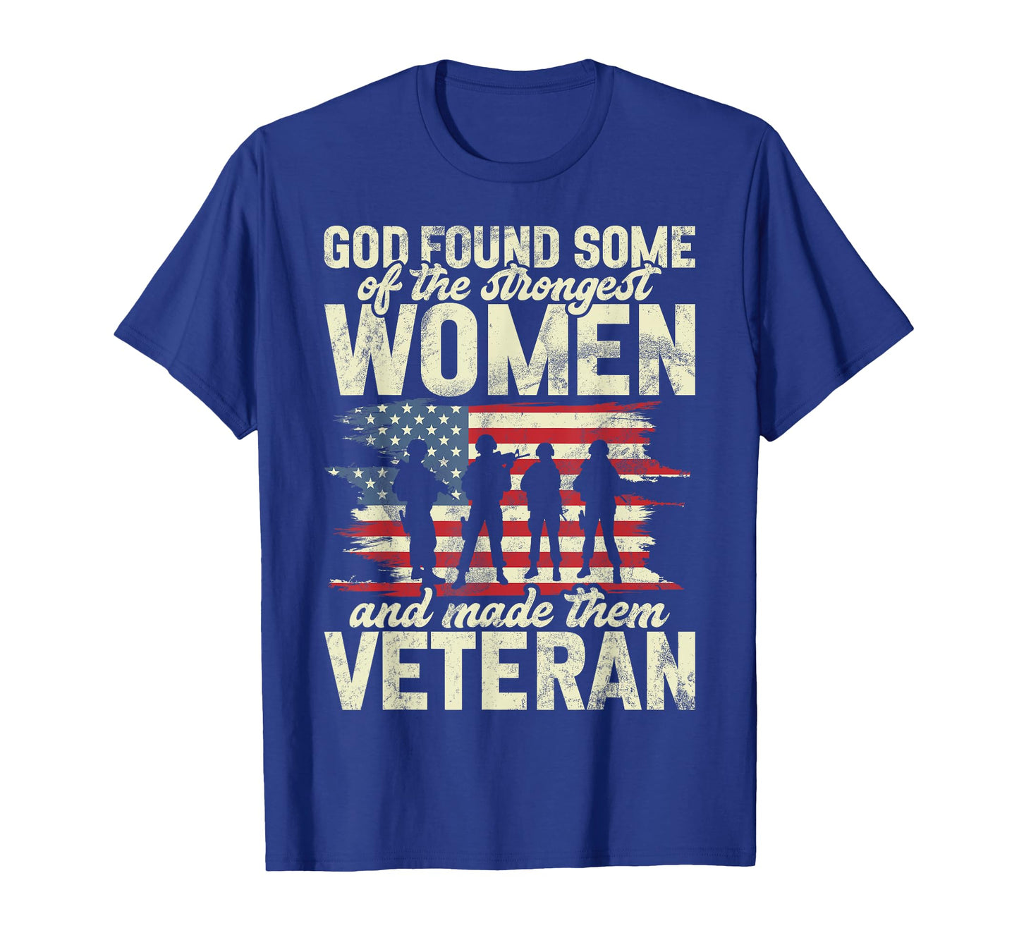 Female Veteran Veteran's Day Women Veteran Soldier Patriotic T-Shirt