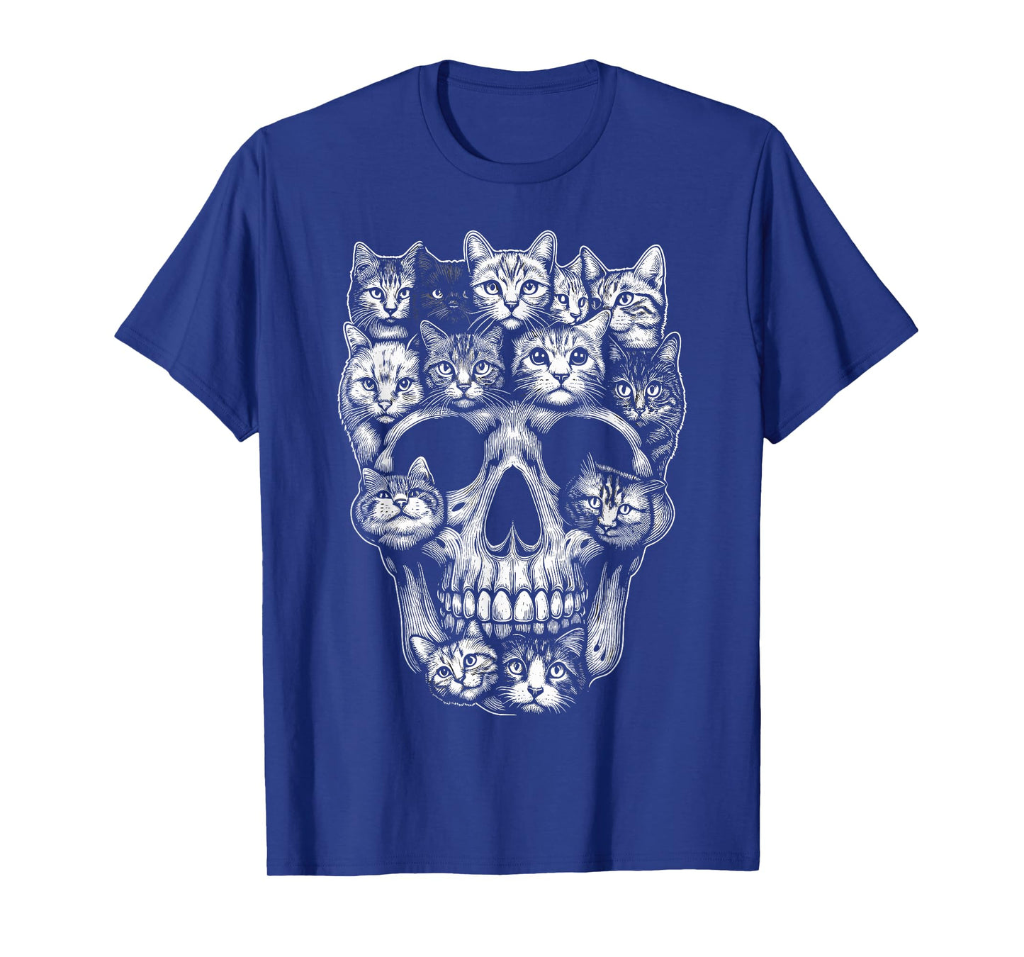 Cat Skull Skeleton Kitty Halloween Costume Cat T-Shirt
