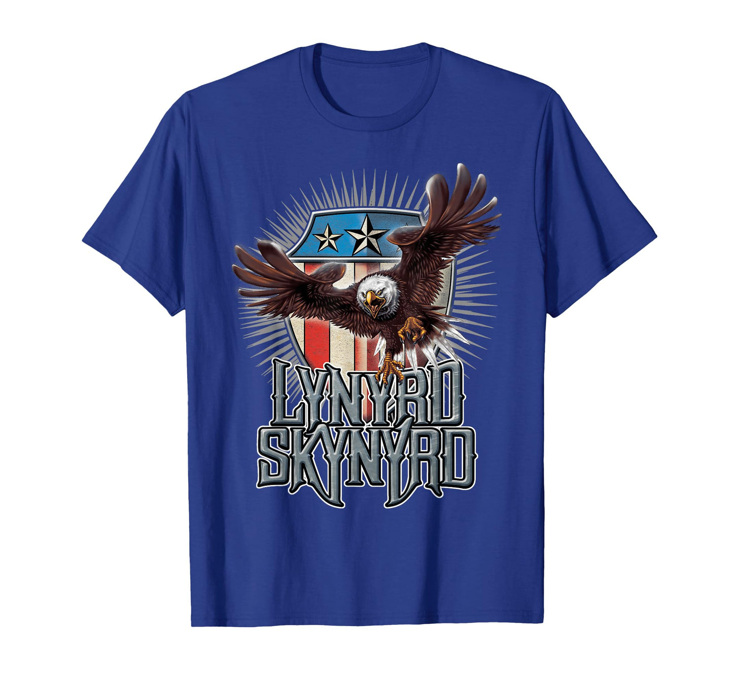 Lynyrd Skynyrd Pick Em Up Eagle Free Bird Stars Stripes Rock T-Shirt